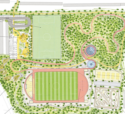 Neubau Waldsportanlage Eberswalde