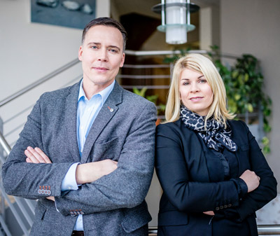 Geschäftsführer Jan Petersen & Katja Dörner